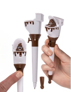 Penna A Sfera Poo In Toilet