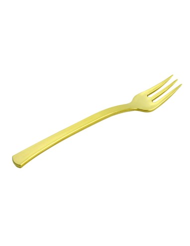 Set of 25 Gold Plastic Forks for...