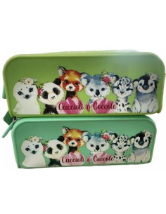 Pencil Case in Silicone Puppies and Cuddles