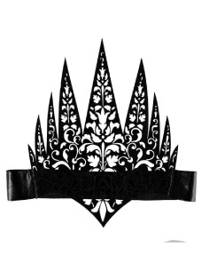 Corona Gotica Nera Halloween 2