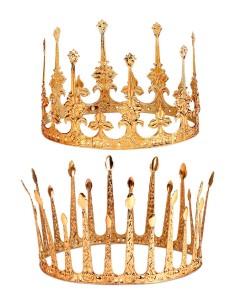 Corona Lusso In Acciaio Oro