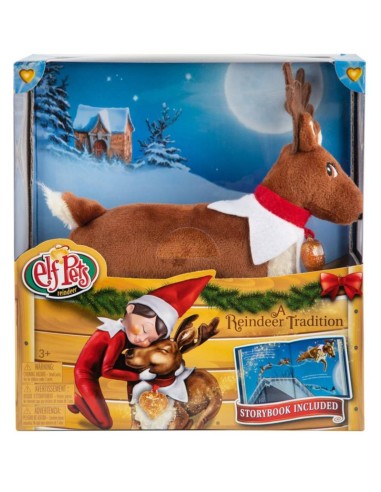 Christmas Reindeer with Book – A...