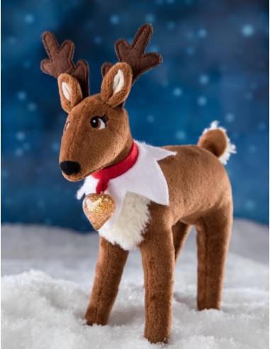 Christmas Reindeer with Book – A...