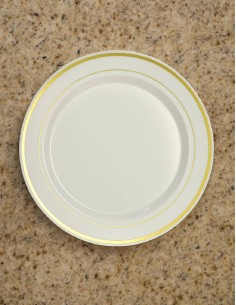 Set of 10 White Plastic... 2