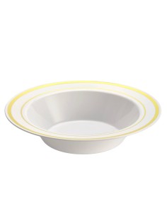 Set of 10 White Plastic...