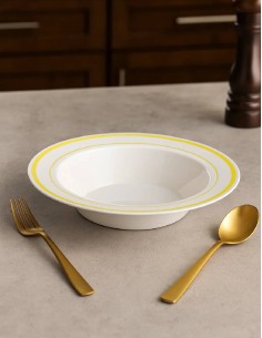 Set of 10 White Plastic... 2