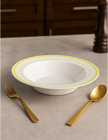 Set 10pz Ciotola In Plastica Bianca...