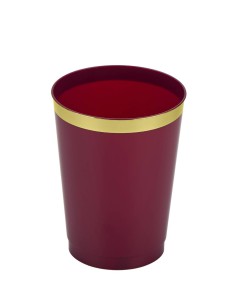 Set of 20 Burgundy Plastic...