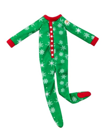 Green Pajamas for Christmas Elves