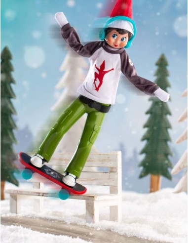 Elf On The Shelf Skateboard Set