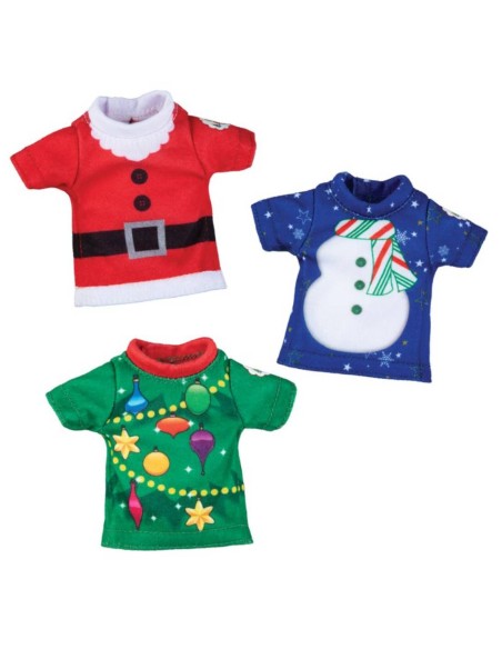 Set of 3 Elf T-Shirts with Travel Suitcase