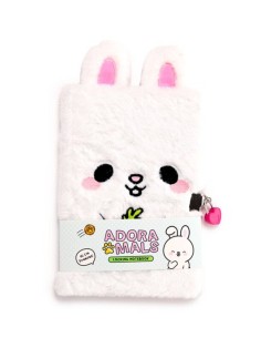 A5 Plush Notebook With Lock...