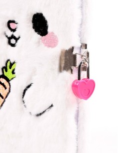 A5 Plush Notebook With Lock... 2