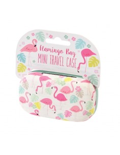 Flamingo Mini Travel Jewelry Case