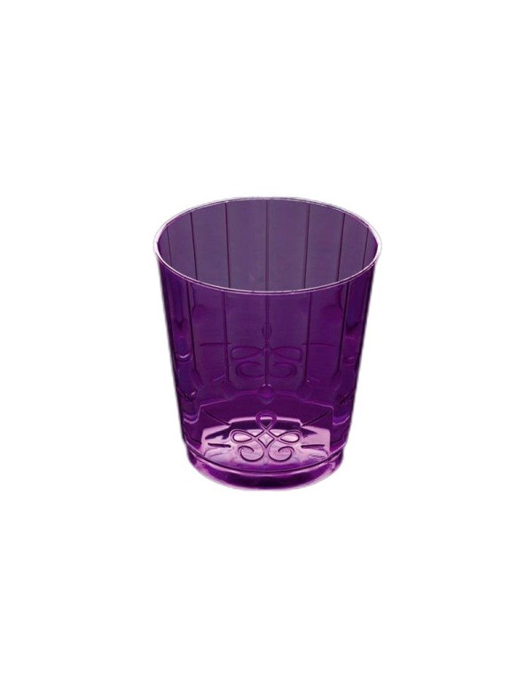 Plastic Purple Cups - 8pcs