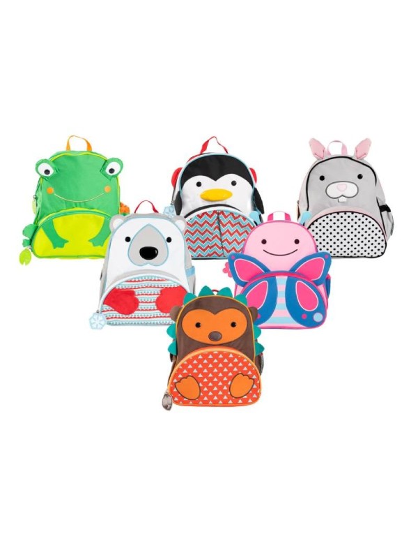 Backpack Kiddos Assorted Characters 30x14x25cm