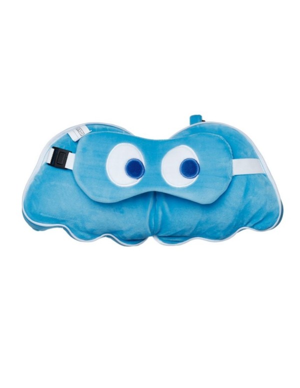 Ghost Blue Pac-Man Travel Blinders Pillow