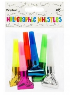 Holographic Whistles 6Pcs
