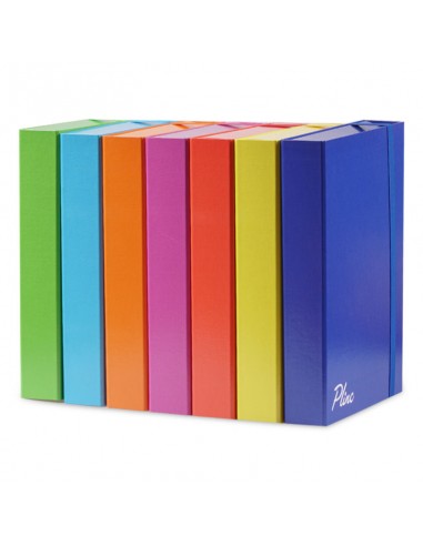 Cardboard Folder With Elastic And Back 7cm Various Colors
