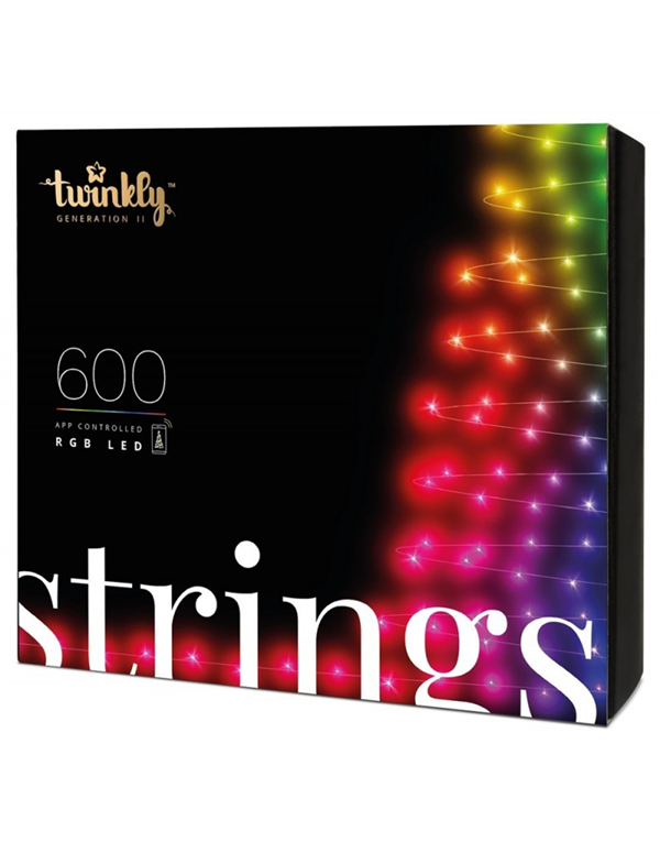 Twinkly Strings RGB LED Christmas Lights With Bluetooth And Wifi 600 Led 20m IP44