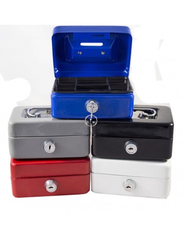Safe Deposit Box 5 Compartments With Key Lock 12,5x6x9,5cm