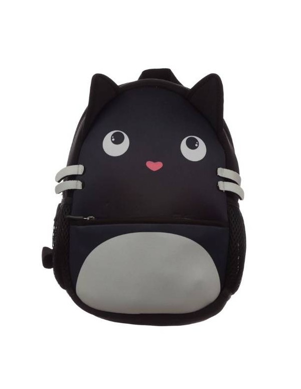 Puckator Mini Backpack in Black Kitten Neoprene