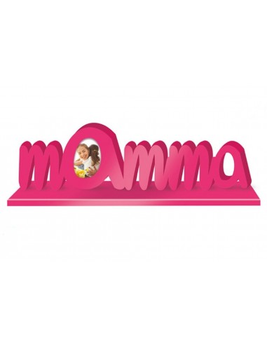 Mother's Day Pink Lettering Mamma Photo Frame