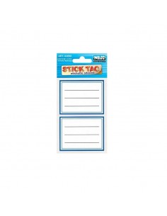 Set Name Labels With Blue Border 7x3,5cm