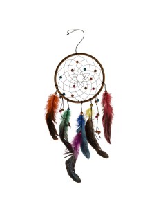 Dreamcatcher With Colorful Feathers