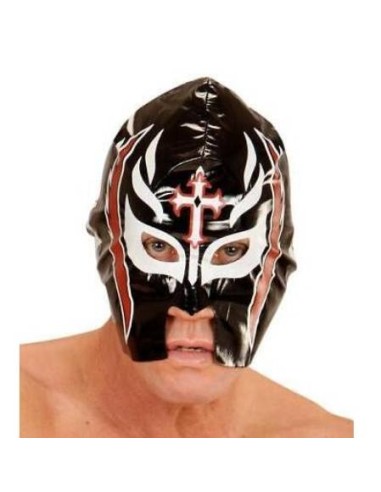 Black Wrestler Mask- Carnival Accessories