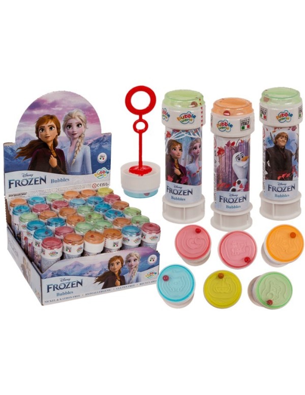 Frozen Soap Bubbles With Puzzle Assorted Colours
