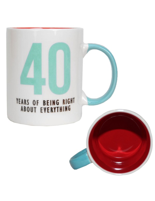 Gift Idea Cup Starting 40 Years Old