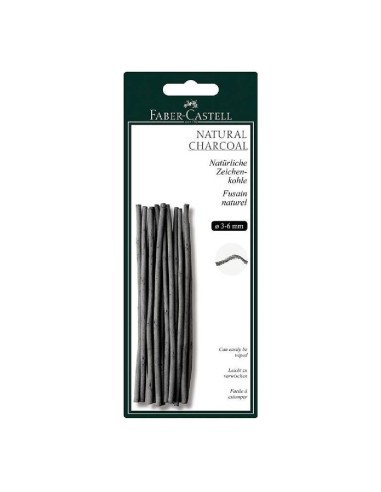 Faber Castell Natural Charcoal Set 3-6mm