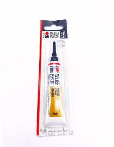 Glass Outlines Paste 25ml Metallic Gold Opaque Tube