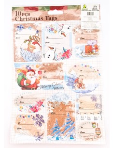 Christmas Stickers Gift Tag Labels With Christmas Characters