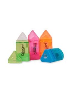 Set Colourbook Eraser And Pencil Sharpener 1 Hole