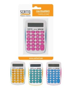 Scatto SC-133 Pocket Calculator - Assorted Colours