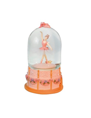 Ballerina Glass Dome Music Box With Sound And Movement