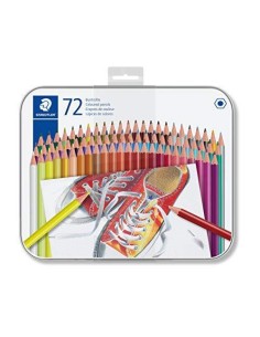 Staedtler Hexagonal Pastels Colored Pencils 72pcs Pack