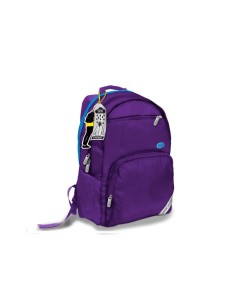 Backpack Smemoranda Save Our Backs With Purple Waterproof Nylon Jacket
