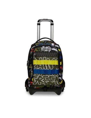Seven Jack-3WD Fluo Belts Trolley Backpack