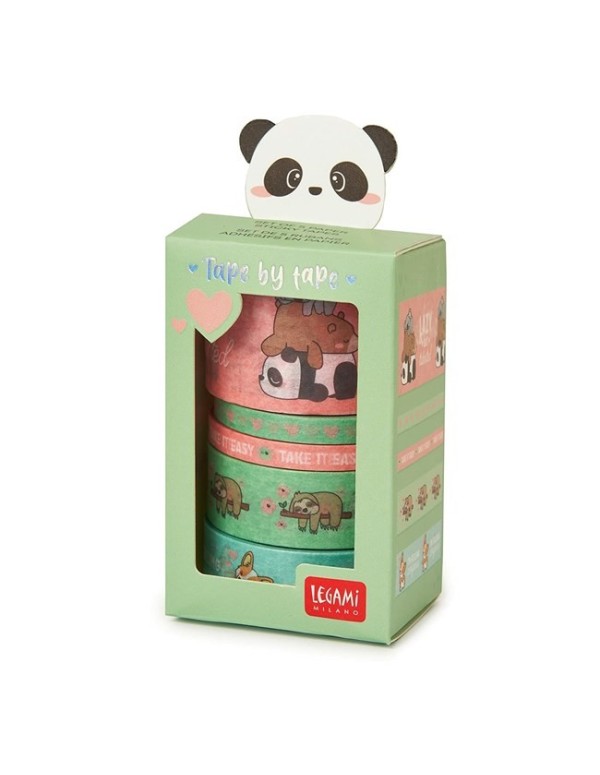 Panda Adesive Scotch Paper Tape Set Of 5