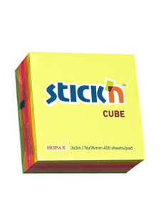 Sticky Memo Notes 76x76mm 400 Sheets