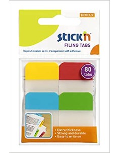Adhesive Page Markers Repositionable 38x25mm 80 Sheets