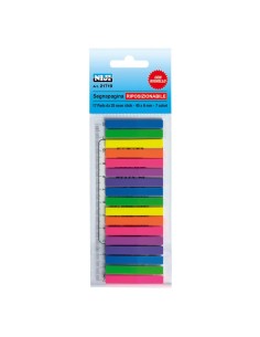 Adhesive Page Markers Repositionable 17 Colors