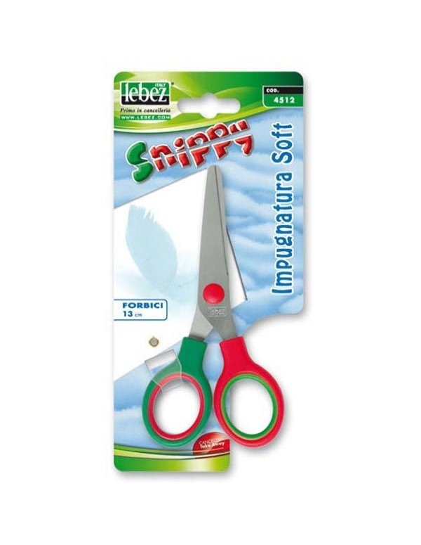 Lebez Snippy Rounded Tip Scissors Assorted Colours