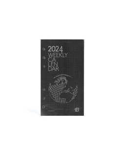 InTempo Perforated Interior Spare-Parts Weekly Diary 2024 17X9.5cm