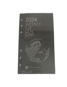 InTempo Perforated Interior Spare-Parts Weekly Diary 2024 21,5x14cm