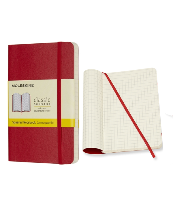 Notebook Squared 9x14 Soft Cover Moleskine