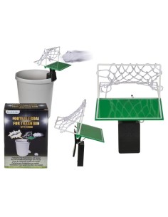 Portable Soccer Goal For Trash Bin With Clamp And Sound
